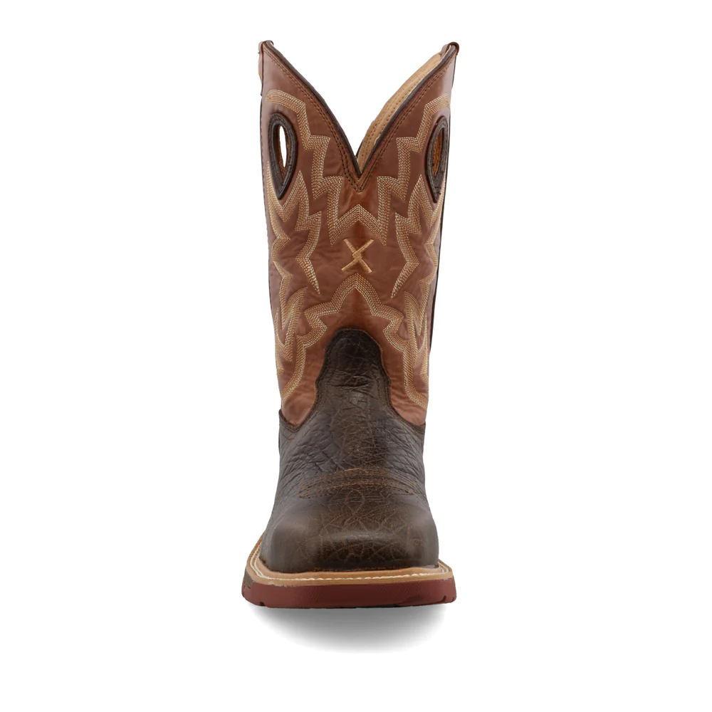 Twisted X Men's 12" SAFETY Toe WESTERN WP : MXBAW02
