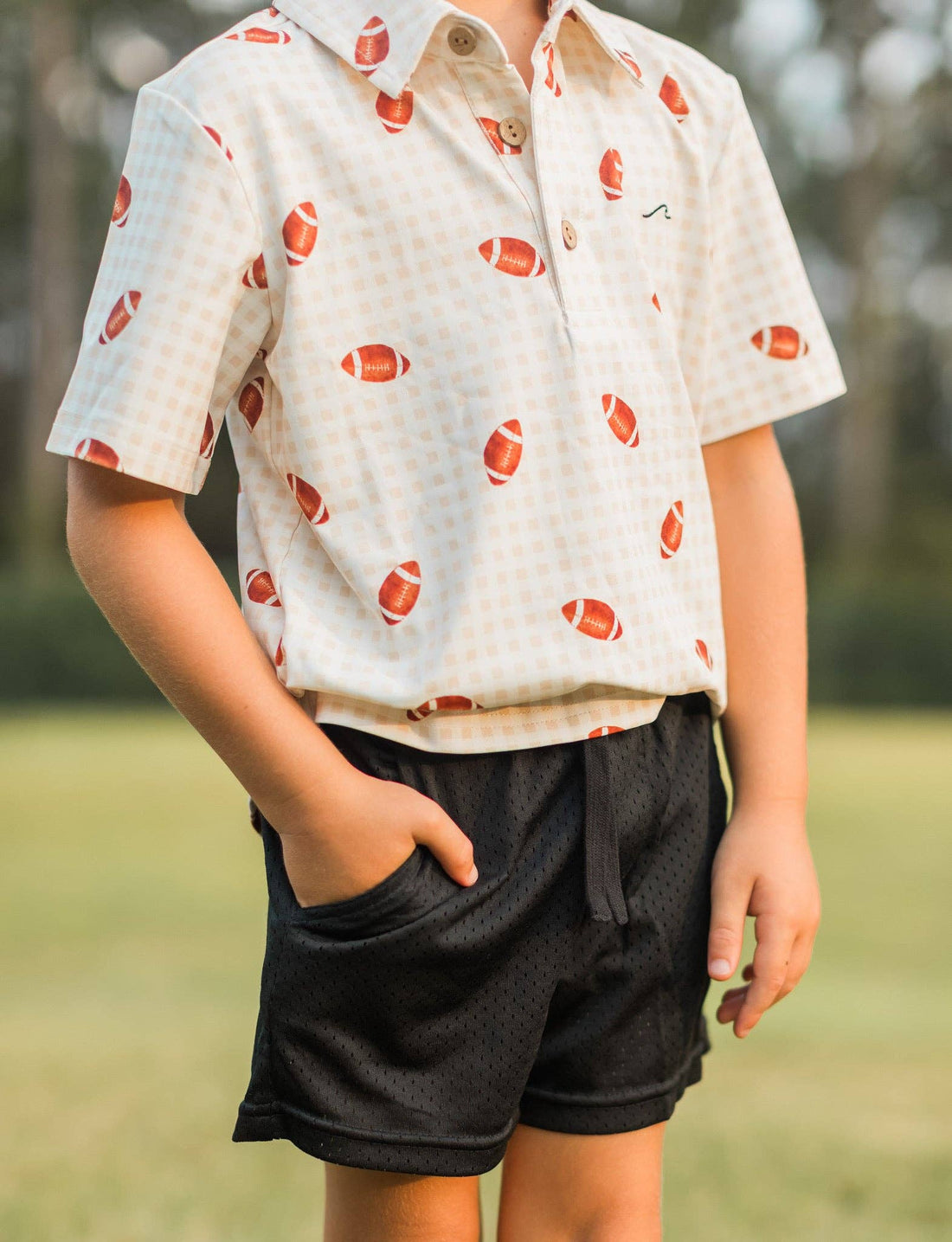 Touchdown Athletic Polo: 12Y
