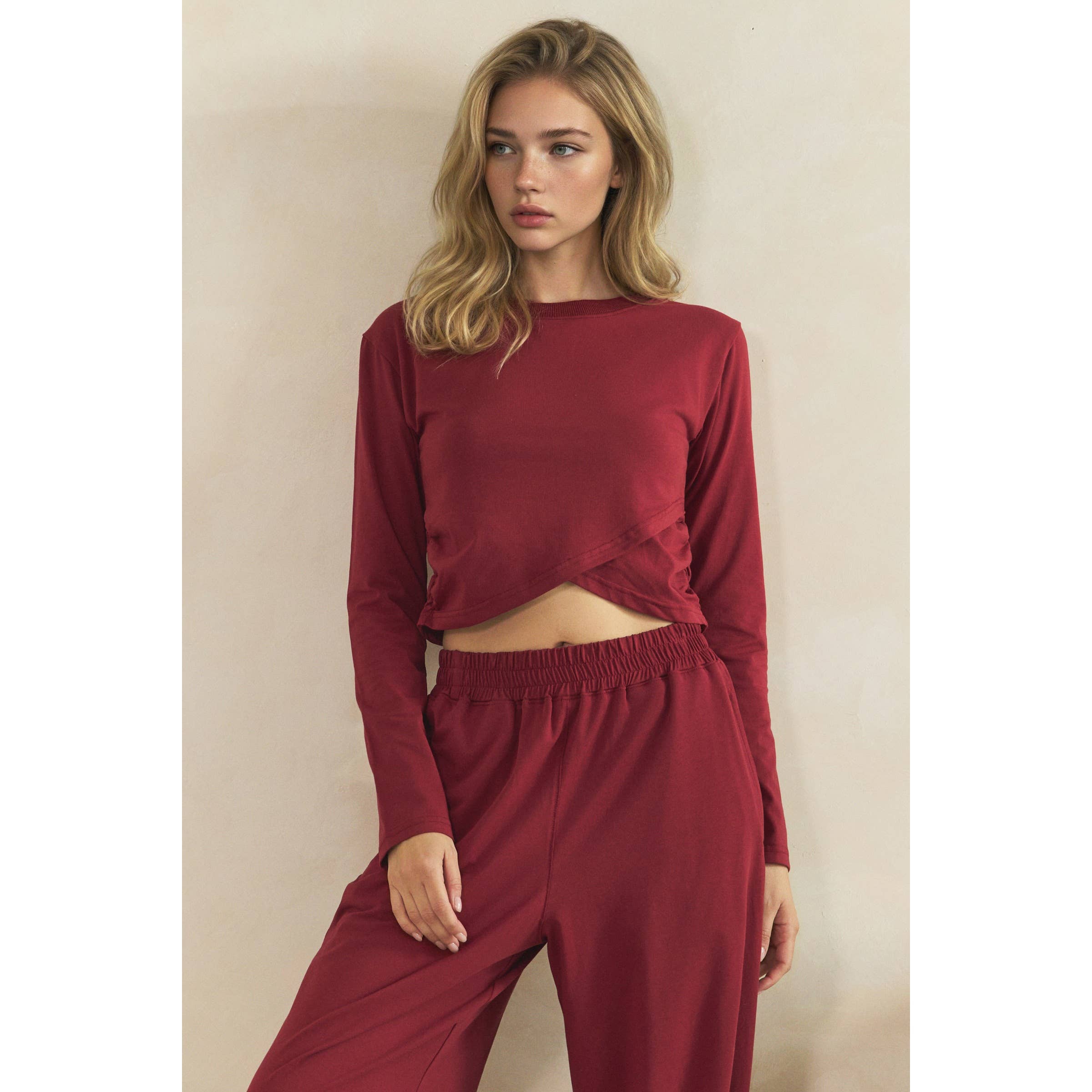 Cozy Twist Lounge Set: Charcoal / L