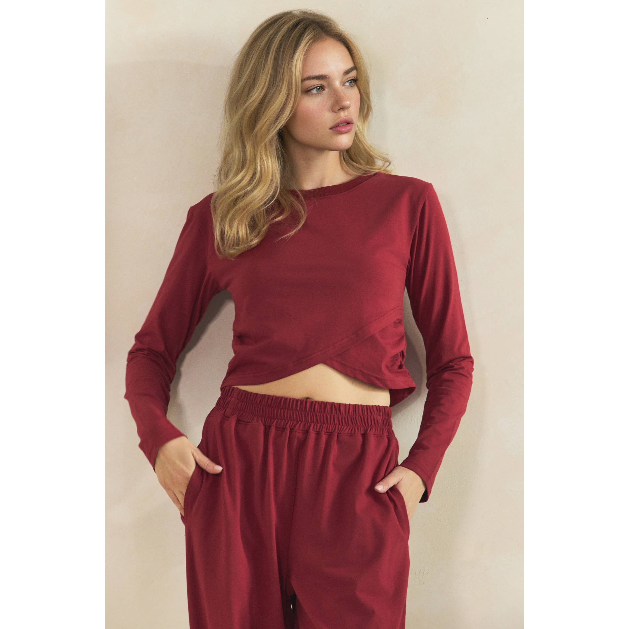 Cozy Twist Lounge Set: Charcoal / L