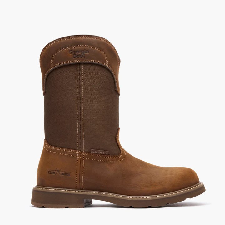 Georgia Boot Men's Core 37 Farm & Ranch Round Toe Pull-On GB00762