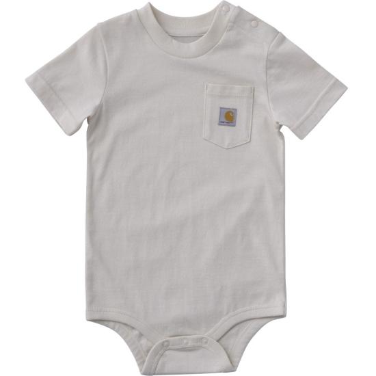 Carhartt® Unisex Short-Sleeve Pocket Bodysuit – Turtledove (CA5020-CA35)
