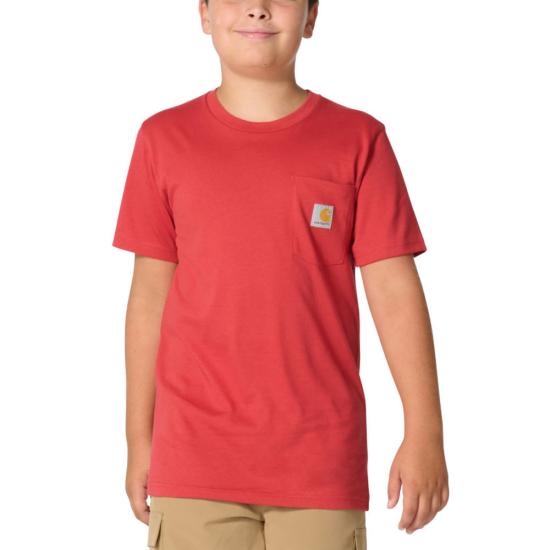 Carhartt® Short-Sleeve Pocket T-Shirt – Unisex - Cardinal Red (CA6788 RE1)
