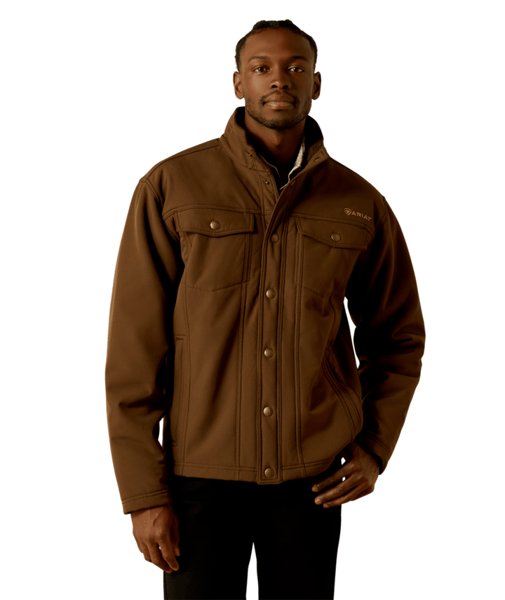 Ariat Vernon Sherpa 2.0 Snap Jacket – Style 10062618 (Dark Brown)