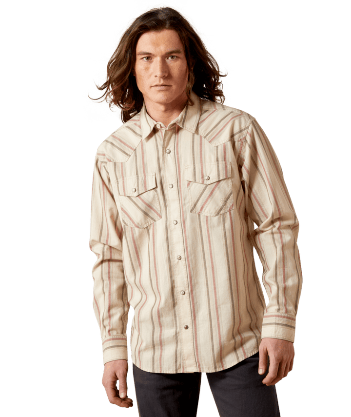 Ariat Hines Retro Snap Shirt – Off White 10065757