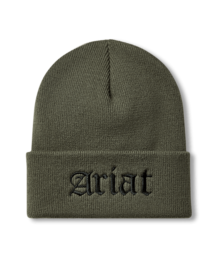 Ariat Rebar Embroidered Beanie – Light Olive (10063161)