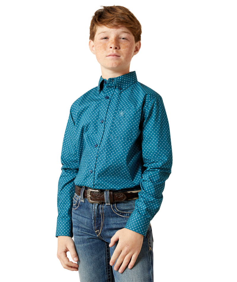 Ariat Youth Tyce Classic Fit Snap Western Shirt — Style 10065986