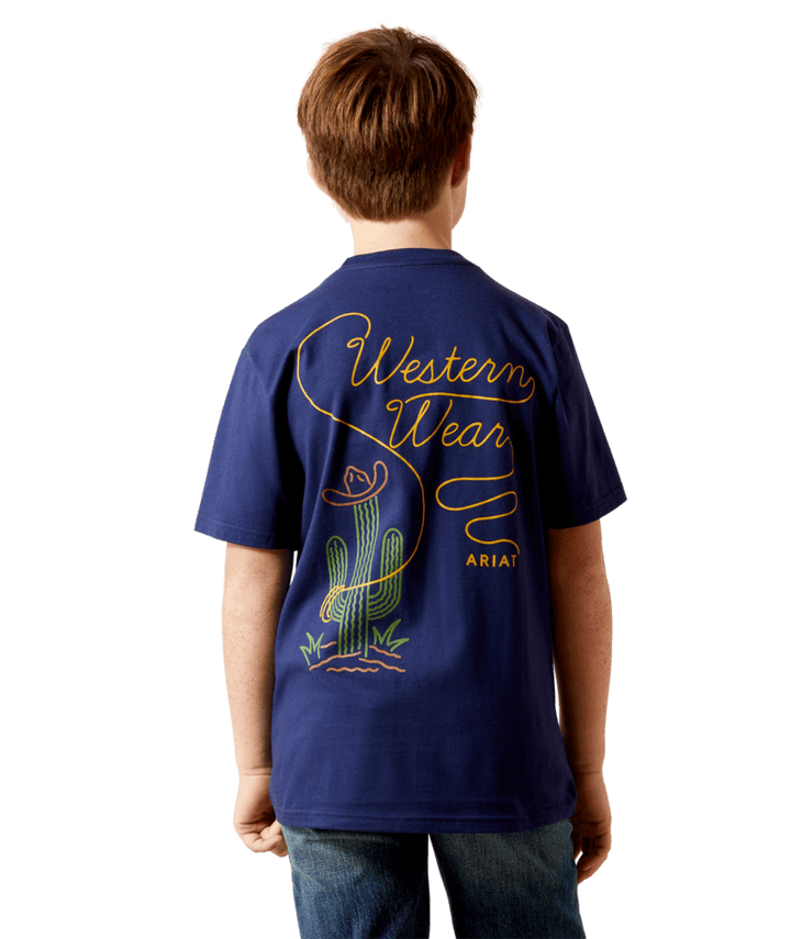Ariat Youth Neon Cactus Graphic Tee – Style 10065979 (100% Cotton)