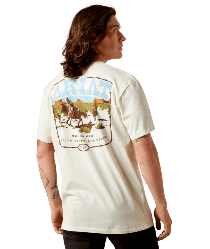 Ariat Pulp Western T-Shirt – Men’s 100% Cotton Graphic Tee (10065901)