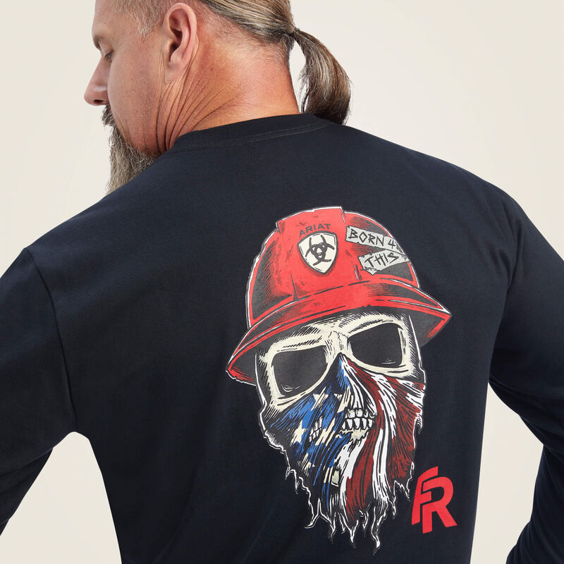 10041479 MNS FR BORN FOR THIS LS TEE BLACK